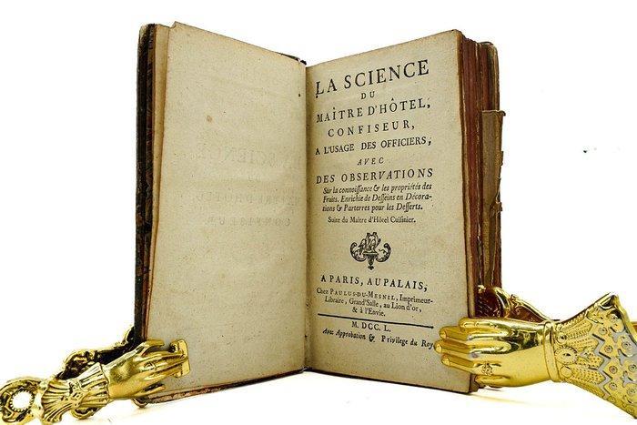 Joseph Menon - La science du Maître dHôtel, Confiseur à, Antiek en Kunst, Antiek | Boeken en Manuscripten
