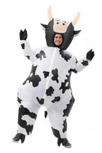 KIMU® Opblaas Kostuum Koe Opblaasbaar Pak Koeienpak Mascotte, Kleding | Heren, Ophalen of Verzenden, Nieuw
