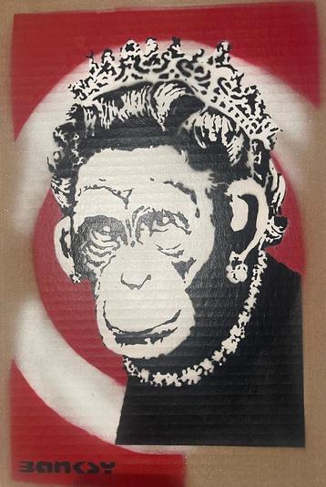 Banksy – Monkey Queen (Dismaland Edition, 2015) beschikbaar voor biedingen