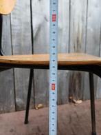 Fibo retro stoelen | zwarte industrial vibe | 12 op voorraad, Ophalen of Verzenden, Gebruikt, Meubilair