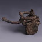 Bronstijd Brons Tweewielige kar beeldje