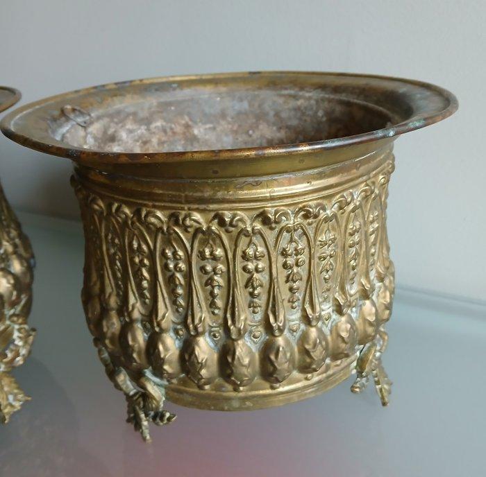 Jardinière (2) - Koper - Antiek, Antiek en Kunst, Curiosa en Brocante