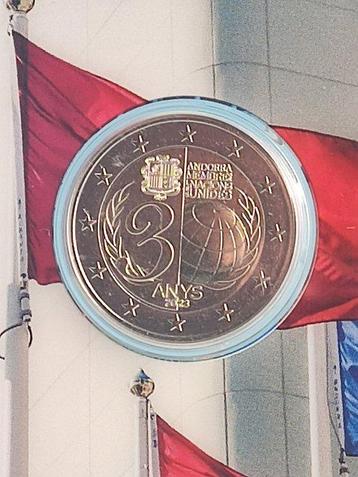 Andorre. 2 Euro 2023 30° ONU + Festa Solstizio destate beschikbaar voor biedingen