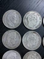 France. Louis Philippe I. 5 Francs 1831/1845 (12 zilveren, Postzegels en Munten