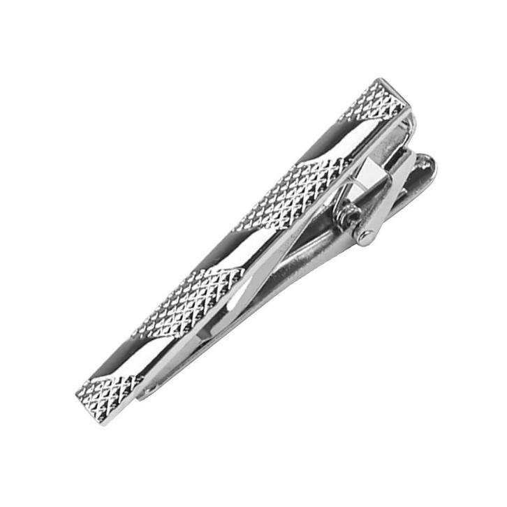 Fako Bijoux - Dasspeld - Geruit - Model Dexter - 50mm -, Kleding | Heren, Stropdassen, Verzenden