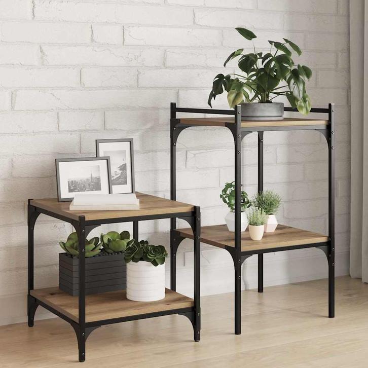 vidaXL Boekenplank Bord 4 pcs Bruin 40 x 40 x 1,5 cm Bewerkt, Huis en Inrichting, Kasten | Boekenkasten, Nieuw, Verzenden