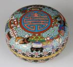 Boite en Bronze Cloisonne Dore - Shou - Bronze - Chine -