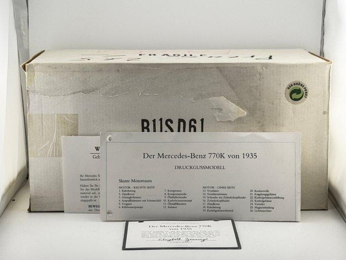 Franklin Mint 1:24 - Modelauto - 1935 Mercedes-Benz 770 K, Hobby en Vrije tijd, Modelauto's | 1:5 tot 1:12