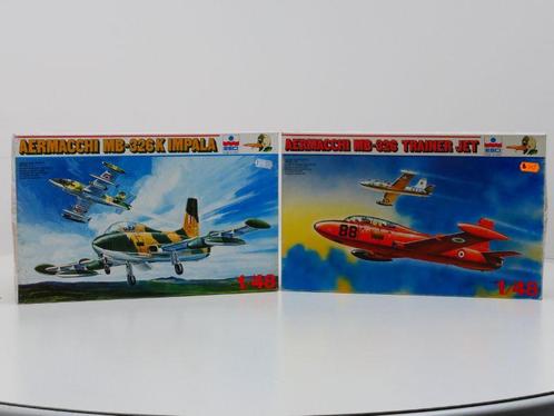 Schaal 1:48 ESCI 4060 4063 Aermacchi MB-326 trio #190, Hobby en Vrije tijd, Modelbouw | Vliegtuigen en Helikopters, Gebruikt, Ophalen of Verzenden