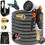 Flexibele Tuinslang - Inc. sproeikop - 45 meter - Antraciet, Tuin en Terras, Verzenden, Nieuw