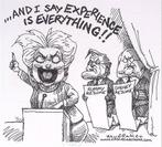 Pentekening Amerika - Ervaring is alles (lijst optie), Antiek en Kunst, Verzenden