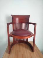 Stile di Frank Lloyd Wright - Fauteuil - Kersenhout, Leder -