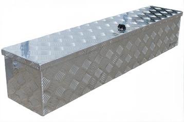 Aluminium traanplaat disselkist 125x25x25 cm beschikbaar voor biedingen
