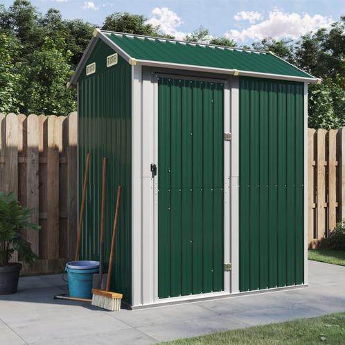 vidaXL Tuinschuur 192x152,5x237 cm gegalvaniseerd staal, Tuin en Terras, Tuinhuizen, Nieuw, Verzenden
