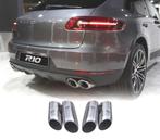 EMBOUTS DÉCHAPPEMENTS PORSCHE MACAN 18- LOOK S SILVER MATE, Verzenden, Nieuw