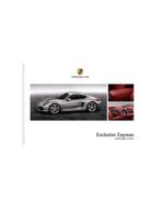2013 PORSCHE EXCLUSIVE CAYMAN HARDCOVER BROCHURE DUITS, Livres