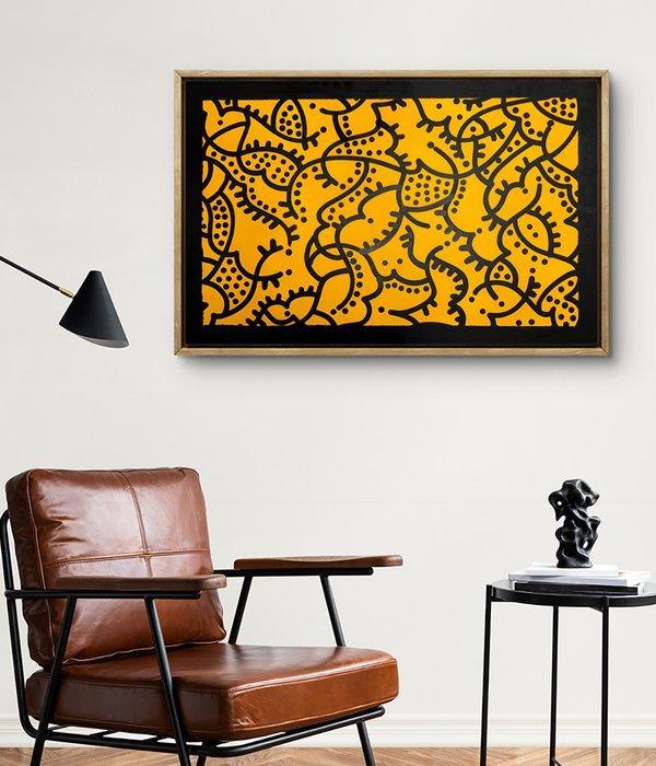 Omhie (1986) - Anamnesi (XL - Unique Work) / Street Art •, Antiek en Kunst, Kunst | Schilderijen | Modern