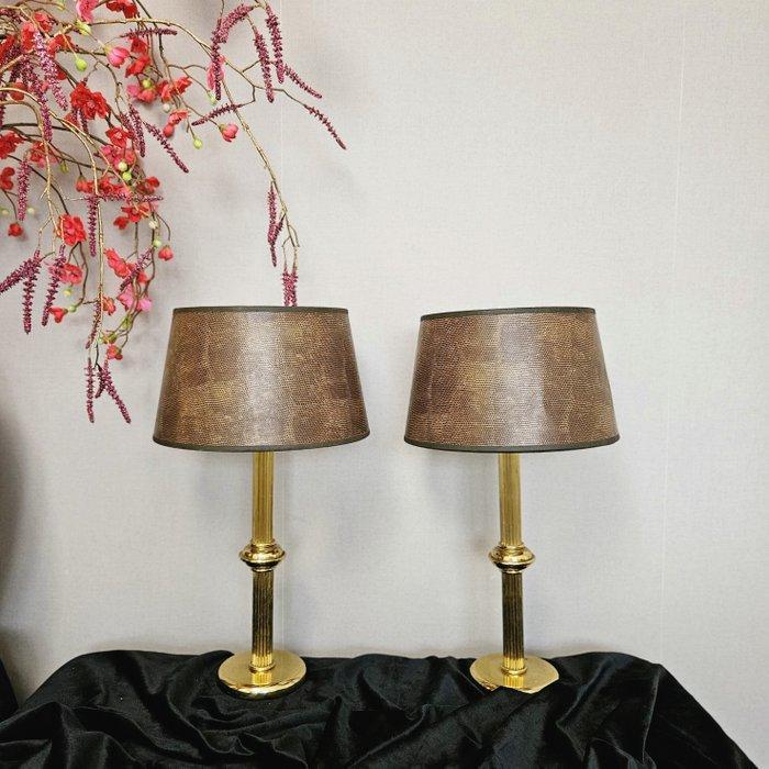 Lamp (2) - Messing, Antiek en Kunst, Curiosa en Brocante