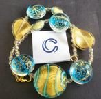 24 karaat - Geel goud, Murano - Halsketting, Antiek en Kunst