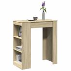 vidaXL Bartafel met rekken 95x47x103,5 cm hout sonoma, Huis en Inrichting, Verzenden, Nieuw