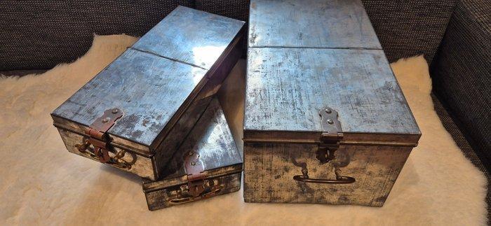 Kist (3) - Zink, Koper, Antiquités & Art, Curiosités & Brocante