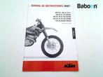 Livret dinstructions KTM 250 XCF-W 2008-2010 (3211145ES), Motos, Pièces | Autre
