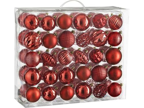 House of Seasons Kerstballen Set - 60 Stuks - Ø7 cm -, Huis en Inrichting, Woonaccessoires | Overige, Nieuw, Verzenden