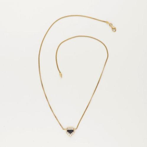 Halsketting - 18 karaat Geel goud Diamant (Natuurlijk) -, Handtassen en Accessoires, Kettingen