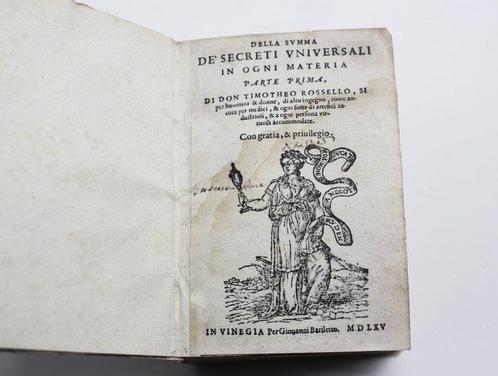 Rossello - Secreti Universali - 1565, Antiek en Kunst, Antiek | Boeken en Manuscripten