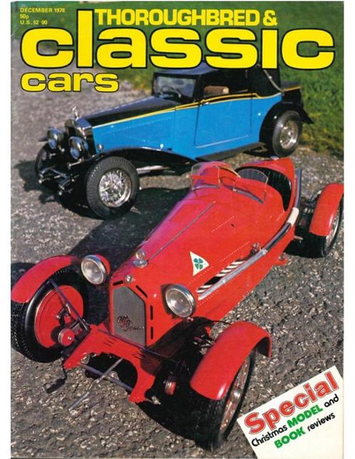 1978 THOROUGHBRED & CLASSIC CARS 03 ENGELS, Boeken, Auto's | Folders en Tijdschriften
