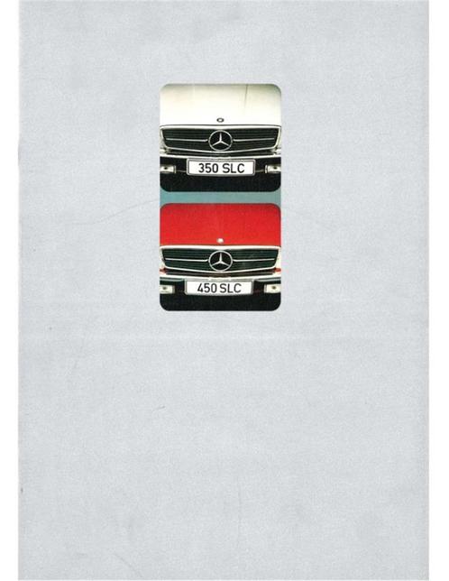 1973 MERCEDES BENZ SLC BROCHURE DUITS, Boeken, Auto's | Folders en Tijdschriften