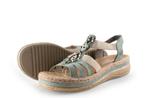 Rieker sandalen in maat 39 Groen | 5% korting, Verzenden, Sandalen of Muiltjes, Zo goed als nieuw, Groen