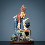 sculptuur, Drie beroepen beelden advocaat/architect/lerares, Antiek en Kunst