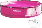 Tweedekans | tectake® – Zwembad - Swimming pool rond met, Tuin en Terras, Zwembaden, Ophalen of Verzenden, Nieuw