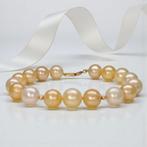 Zonder minimumprijs - Armband - 14 karaat Geel goud Parel, Handtassen en Accessoires, Armbanden, Nieuw