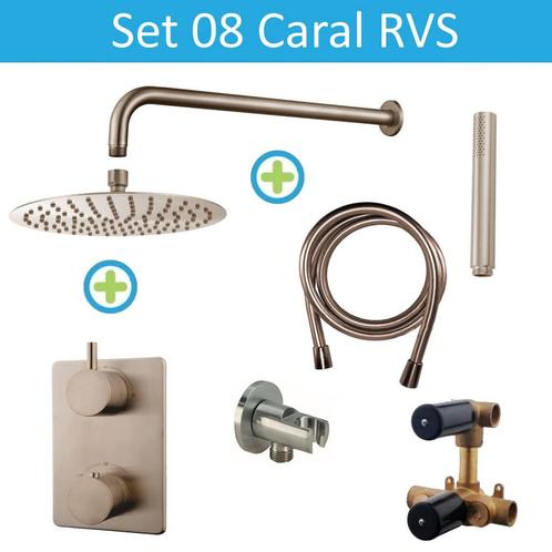 Wiesbaden Regendouche Inbouw | Caral | Rechthoek met, Doe-het-zelf en Bouw, Sanitair, Kraan, Nieuw, Ophalen of Verzenden