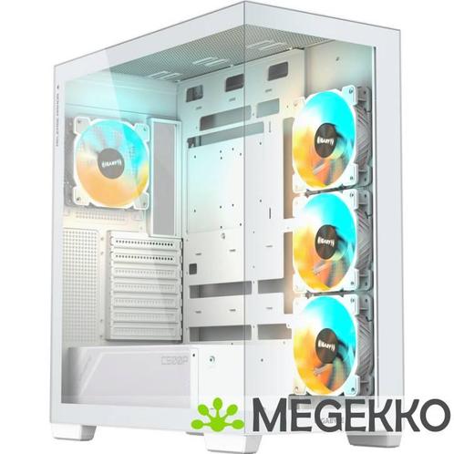 GIGABYTE C500 PANORAMIC STEALTH Midi Tower Wit, Computers en Software, Computerbehuizingen, Nieuw, Verzenden