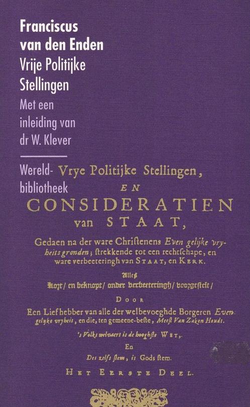 Vrije politijke stellingen / Filosofische reeks, Boeken, Filosofie, Zo goed als nieuw, Verzenden