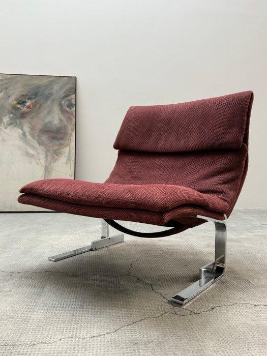 Saporiti - Giovanni Offredi - Fauteuil - Onda - Chroom,, Antiek en Kunst, Antiek | Meubels | Stoelen en Sofa's