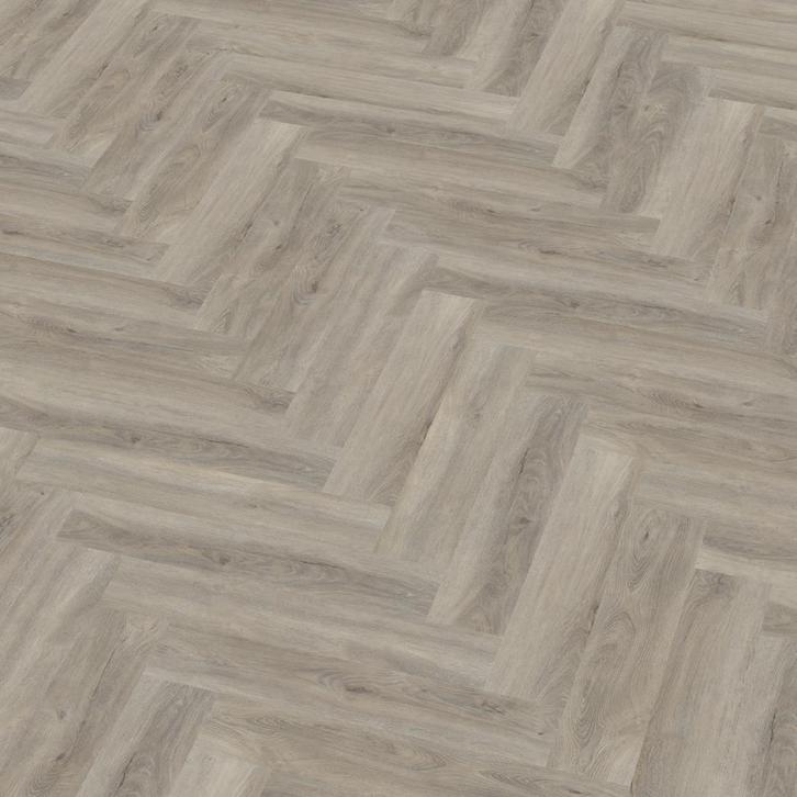 Floorlife Yup Herringbone light grey pvc 77 x 15,4cm, Doe-het-zelf en Bouw, Vloerdelen en Plavuizen, Ophalen of Verzenden