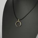 Romain antique Argent Pendentif amulette Lunula (Sans Prix