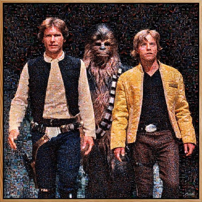 NicDA - STAR WARS . Force Awakens . XL 1m² No AI No Reserve, Antiek en Kunst, Kunst | Designobjecten