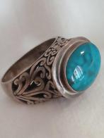 Turquoise - Zilver - Ring, Antiek en Kunst