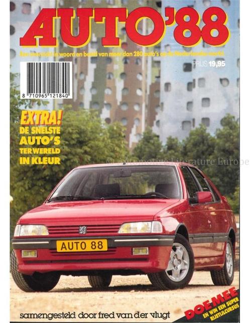 1988 AUTO JAARBOEK NEDERLANDS, Boeken, Auto's | Folders en Tijdschriften, Ophalen of Verzenden
