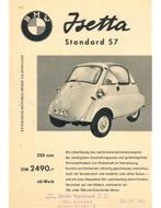 1957 BMW ISETTA LEAFLET ENGELS, Nieuw