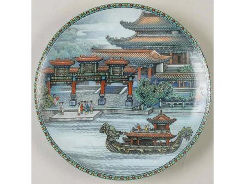 Scenes from Summer Palace Jingdezhen, Hall that dispels t..., Verzamelen, Overige Verzamelen, Gebruikt, Ophalen of Verzenden