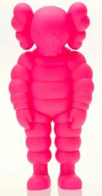 Kaws (1974) - Unused Rare WHAT PARTY  Pink, Antiek en Kunst