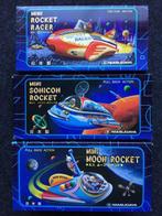 Masudaya - Blikken speelgoed - 3x Set Of Boxed Mini Space, Antiek en Kunst