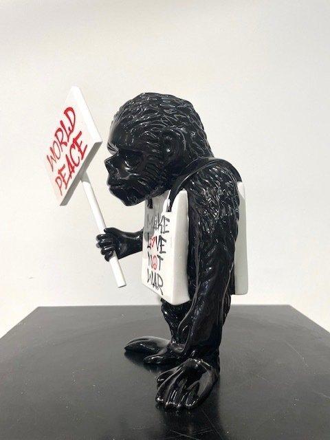 Van Apple - Street Monkey - Make Love Not War, Antiek en Kunst, Kunst | Schilderijen | Modern