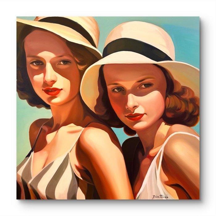 Biatturi Irina - Les Copines 2, Antiek en Kunst, Kunst | Designobjecten